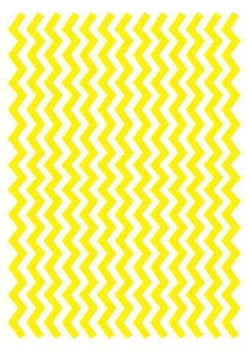Printed Wafer Paper - Chevron Yellow - Click Image to Close